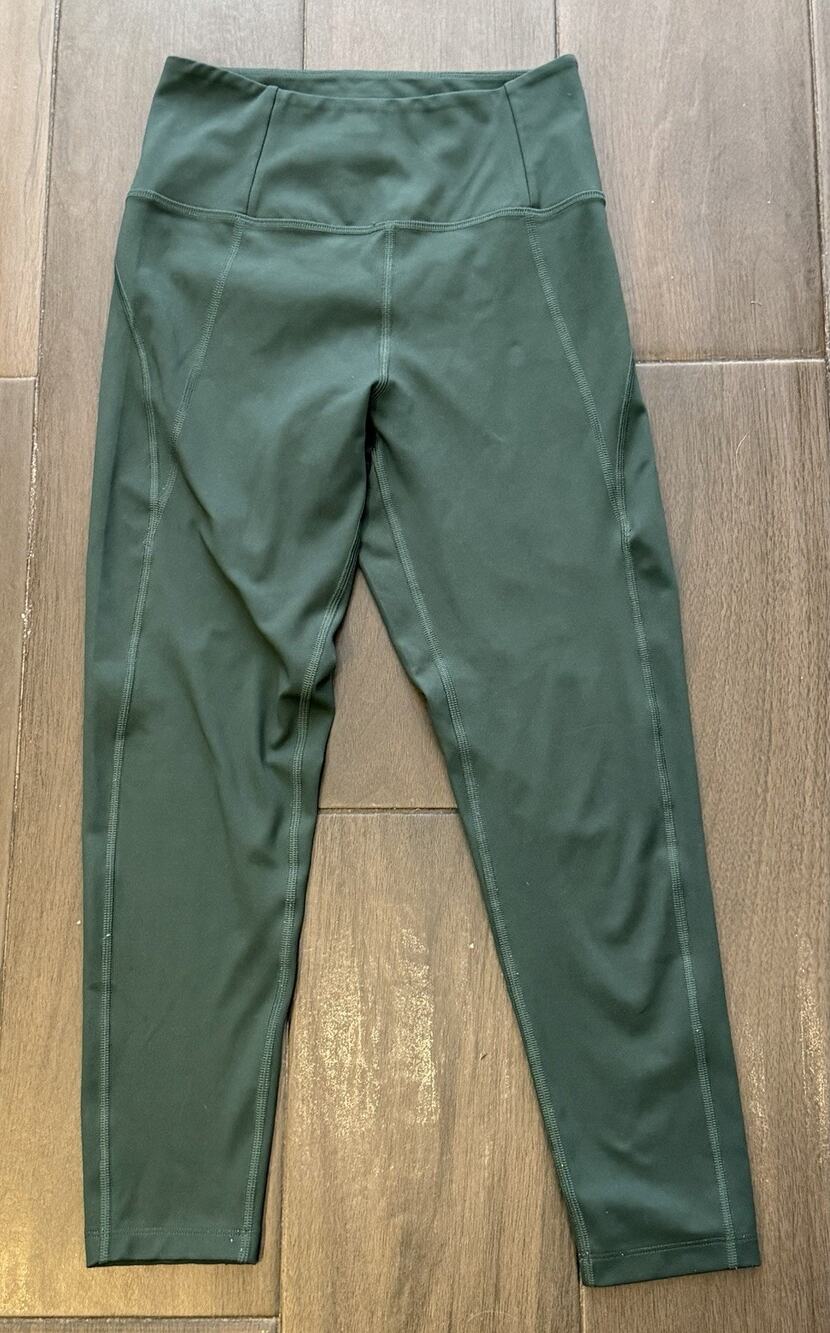 Girlfriend Collective Green High Rise Leggings Size Small